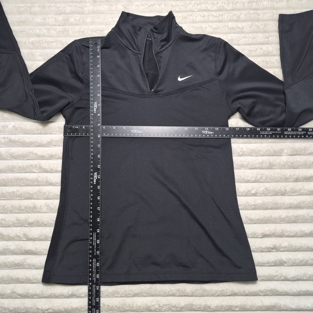 Nike Pro Dri-FIT Womens Black Quarter Zip Training Top BV4106-010 Size M - Picture 3 of 7